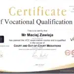 mediator certyfikat VCC